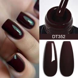 MEET ACROSS 7ml Glitter Sequins Thermal Gel Nail Polish 3 Layers Temperature Color Changing Semi Permanent UV Gel Varnish Nails