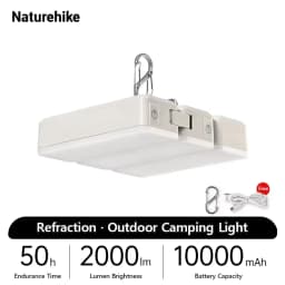 Naturehike Camping Tent Light LED Rechargeable Portable Torch Work Lamp Maintenance Lighting Outdoors Type-C Folding Light