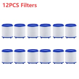2-40PC Faucet Water Filter Element Remove Chlorine Heavy Metals Filtered Showers Head Bath Filtration Purifier Soften Hard Water