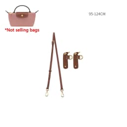 Genuine Leather Shoulder Strap Fit For Longchamp Mini Le Pliage Punch Free Crossbody Bag Strap Accessories