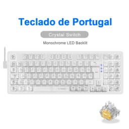 E-YOOSO Z94 USB Mechanical Gaming Keyboard Wired Monochrome LED Backlit Blue Red Switch 94 Key for Compute Laptop PC