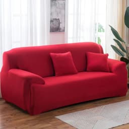 Solid Color Elastic Sofa Covers for Living Room Spandex Sectional Corner Sofa Slipcovers Couch Chair Cover 1/2/3/4 Seater