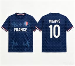 2026 Hotsale NO.10 Mbappé Football Jersey Tee & Shorts Set, Single Top Available, France Flag Fans 2‑Piece Summer Set for Kids