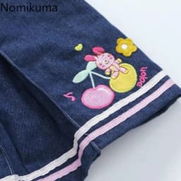 Denim Mini Skirts 2025 Faldas Mujer De Moda Cute A-line Sweet Jupe Summer Chic Saia Cartoon Embroidery Pleated Y2k Skirt Women