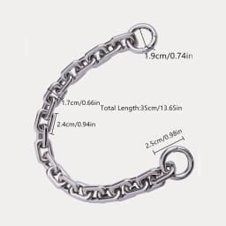 Silver Gold Acrylic Purse Chain Strap Handbag Handles DIY Purse Replacement Chain For Shoulder Bag Handbags Straps