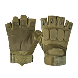 1Pair Tactical Half Finger Gloves Army Military Combat Hunting Shooting Air Gun Paintball Police Duty No Finger