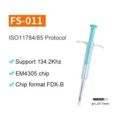 20pcs Pet Microchip 134.2khz FDX-B ISO11784/11785 Universal Standard Dog Microchip Implant RFID Chip For Dogs Cat Identification