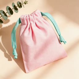 50pcs Custom Logo Cotton Drawstring Bag Personalized Jewelry Wedding Favor Gift Pouch for Fuse Beads Keychain Cosmetic Packaging