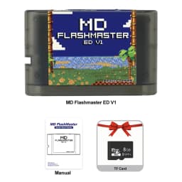 New 4000 In 1 Game Cartridge For Mega Drive MD Game Cassette With 8GB TF Card For Genesis Retro Game Console