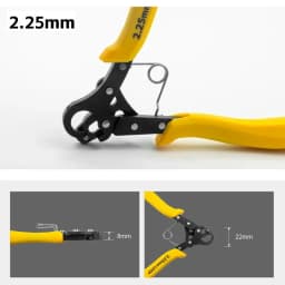 Wire Rolling Pliers 1.5/2.25/3.0mm For Wire Winding Bending Repair Jewelry Making Tool Round Nose Pliers For Wire Ring Wrapping