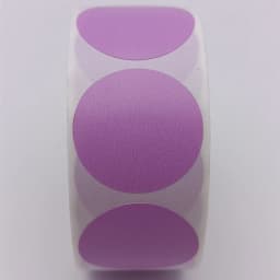 5cm Color Thermal Label Circle Self-adhesive Sticker 6cm Roll Sticker Label Direct Thermal Label for Logo Product Label QR Code