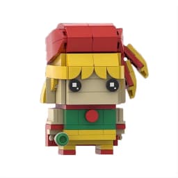 Bricklink MOC Game Fantasyed Action Figures Zack Fair Tifa Aerith Cloud Mog Bricks Sets Building Blocks Kid Toys Christmas Gift