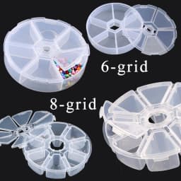 Plastic Organizer Box Storage Container Jewelry Box with Adjustable Dividers for Beads Art DIY Crafts Jewelry Fishing Tackles