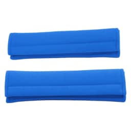 2pcs JDM Style Suede Seat Belt Cover Soft Harness Pads Shoulder Pad Embroidered Logo
