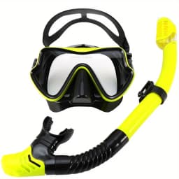 Diving Mask Snorkel Set For Adults Tempered Glass Professional Panoramic Scuba Snorkel Gear Swimming Training Snorkeling Kit