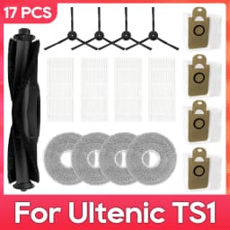 Compatible with Ultenic TS1 Parts Accessories Main Side Brush Filter Mop Dust Bag Robot Vacuum Cleaner Kits