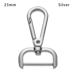 1Pcs Metal Detachable Snap Hook Trigger Clips Buckles for Leather Craft Bag Strap Belt Handle Shoulder Webbing Buckle Hook