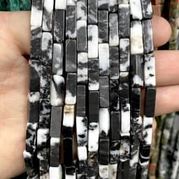 4*13MM Natural Stone Square Aventurine Tiger Eye Agates Crystal Jades Spacer Beads For Jewelry Making DIY Bracelet Accessories