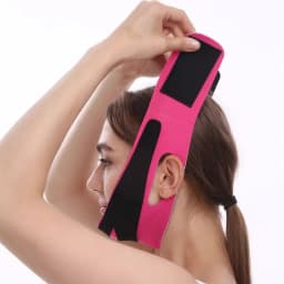 1Pcs Elastic Face Slimming Bandage V Line Face Shaper Women Chin Cheek Lift Up Belt Facial Massage Strap Face Skin Care Beauty T