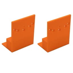 Stepped Positioning Plate For Wardrobe Side Installation Precision Tool Orange Plastic Hinge Mounting Cabinet Assembly Jig
