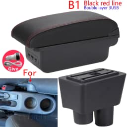 For Nissan Almera Armrest Box For Nissan Versa Rotatable Car Armrest storage Box Car Accessories Interior details Retrofit parts