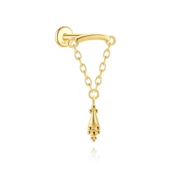 AIDE 1 Piece 925 Sterling Silver Spare Parts Chains Part For Stud Earring Piercing Hoops Drop Earring Women Fine Jewelry Gift