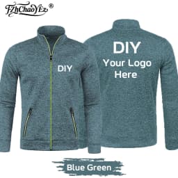 Custom DIY Logo Men's Thicker Sweatshirts Half Zipper Jacket Pullover for Male Hoody Man Hoodies Autumn Turtleneck Sweaters