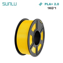 SUNLU 1KG PLA Plus 2.0 3D Printer Filament 1.75mm 1000g Spool (2.2lbs) Neatly Arranged No Knot Filament Fit Most FDM Printer