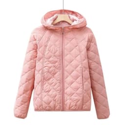 Light Thin Cotton-padded Clothes Women's Short Coat Spring Autumn Loose Hooded Warm Jacket Lady Casual Tops Quilted Outerwear