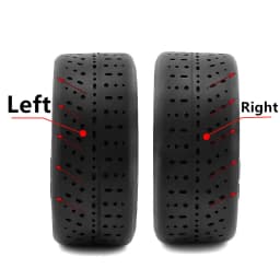 4pcs Tires RC Car Wheels Rim 17mm Hex For ARRMA INFRACTION 6S LIMITLESS 1/7 RC Car tyres Repair DIY Replacement Accessories