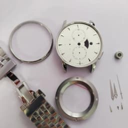 7750 case, M8607 case, watch case, watch accessories, sapphire mirror stainless steel case.