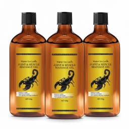 Water Ice Levin Advanced Joint & Muscle Massage Oil - Quick Absorbing, Ultra Lightweight Formula for Total Body Comfort..100G