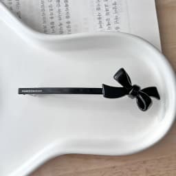 Korea France 3D Bow Spring Clip Versatile Princess Hair Clip One Word Clip