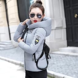 2026 Causal Ladies Padded Jacket Short Autumn Winter Wadded Jacket Women Hooded Short Coats Female Plus Size Parkas Overcoat