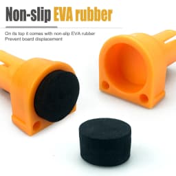 19mm 20mm 8pcs Nylon Bench Dogs Set Precision Woodworking Tool for Workbench Holes Anti-Slip EVA Rubber Inserts