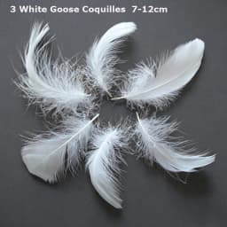 50Pcs/Lot! White Ostrich Goose Pheasant Feathers for Crafts Chicken Turkey Feather Wedding Party Accessories Decoration Plumes