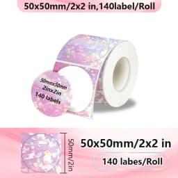 1Roll Label Sticker Self-Adhesive Thermal Paper,Suit for M110 M220 M200 E210 P50 DETONG P1 WP9520 Munbyn Nelko PM220 MiniPrinter
