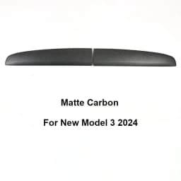 Dashboard Panel for Tesla Model 3 Highland Air Vents White Interior Decorative Shell Cover Sticker Trim Carbon Car Modifications