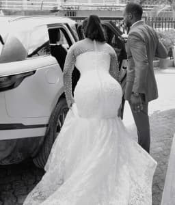 Customized Mermaid Style Off Shoulder Sexy Princess Wedding Dress Sweetheart Tassel Pearl As A Wedding Gift Silk Bridal Dress