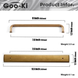 5 Inch (128mm) Hole Center Cabinet Pulls Antique Brass Zinc Alloy Kitchen Drawer Pulls Dresser Knobs Drawer Handles Hardware