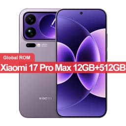CN Global ROM Xiaomi 17 Pro Max 256GB/512GB 6.9 inch AMOLED Screen Snapdragon 8 Elite Gen 5 7500mAh Battery 50MP+50MP Camera