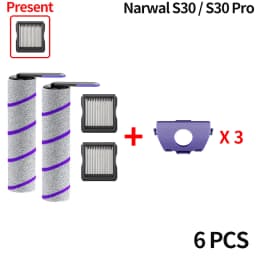 Accessories For NARWAL S30 / S30 Pro Cordless Wet Dry Vacuum Cleaner Brush Roller And HEPA Filter Replacement Spare Parts