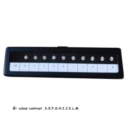 Loose Diamond Zircon Stone Tester Tools Gemstone Teaching Prop Weight Diameter Ratio Size Specific Gravity Display Box