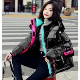 2025 Winter Glossy Waterproof X-long 90% White Duck Down Coat Women Thick Loose Outerwear Warm Down Jacket Hooded Parkas Coats