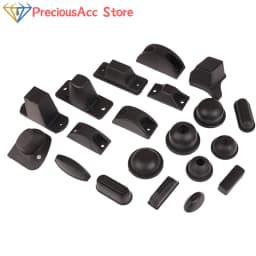 1Pcs Black Replacement Plastic Stud Luggage Feet Pads Baggage Stud Foot Feet Pads For All Suitcase Bags Luggage Stand Feet 2025