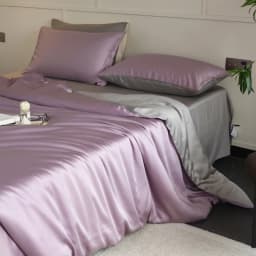 2pcs 100% Mulberry Silk Pillowcase for Hair and Skin Health 23 Momme Natual Pure Silk Pillow Cases with OEKO-TEX Customized Size