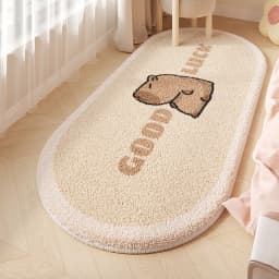 Bedroom Carpet Room Soft Fluffy Bedside Rug Cute Cartoon Capibara Rugs Long Home Decor Non-slip Floor Mat Alfombra De Dormitorio