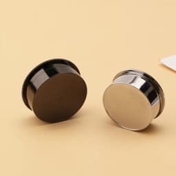 Jewelry Storage Box Gemstone Box Metal Plating Transparent Round Rotating Surface Bare Stone Color Diamond Display Box