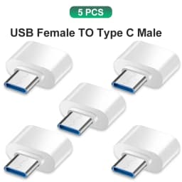 Type C to USB A Adapter 3.0 USB-C OTG Data Connector For Samsung Huawei Xiaomi Cellphone Compute MacBook Pro iPad Mini Notebook