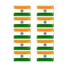 10pcs Epoxy Italy Flags Sticker Car Interior Decoration Decal for Fiat 500 Abarth Punto Panda Tipo Bravo Stilo Coupe Doblo Badge
